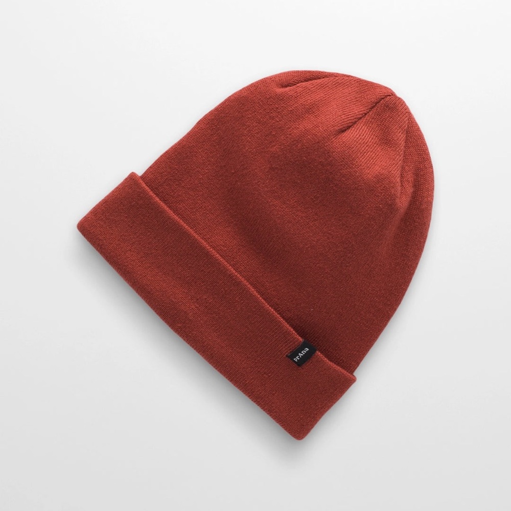 NWT PrAna Flip it beanie in rust